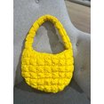 thumbnail image 1 of Bolso de nube plisado, moderno, para hombro, portátil, para hacer bolas de masa hervida, de gran capacidad, de algodón con plumón para debajo del brazo, 1 of 4