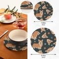 thumbnail image 2 of SKYSONIC Corgi Dog Pawprint Pot Holders Trivets, 2 Pcs Heat Resistant Trivets,Animal Paw Puppy Cotton Thread Weave Mats for Hot Pads Pans Pot Bowl Teapot for Kitchen Decor, 2 of 7