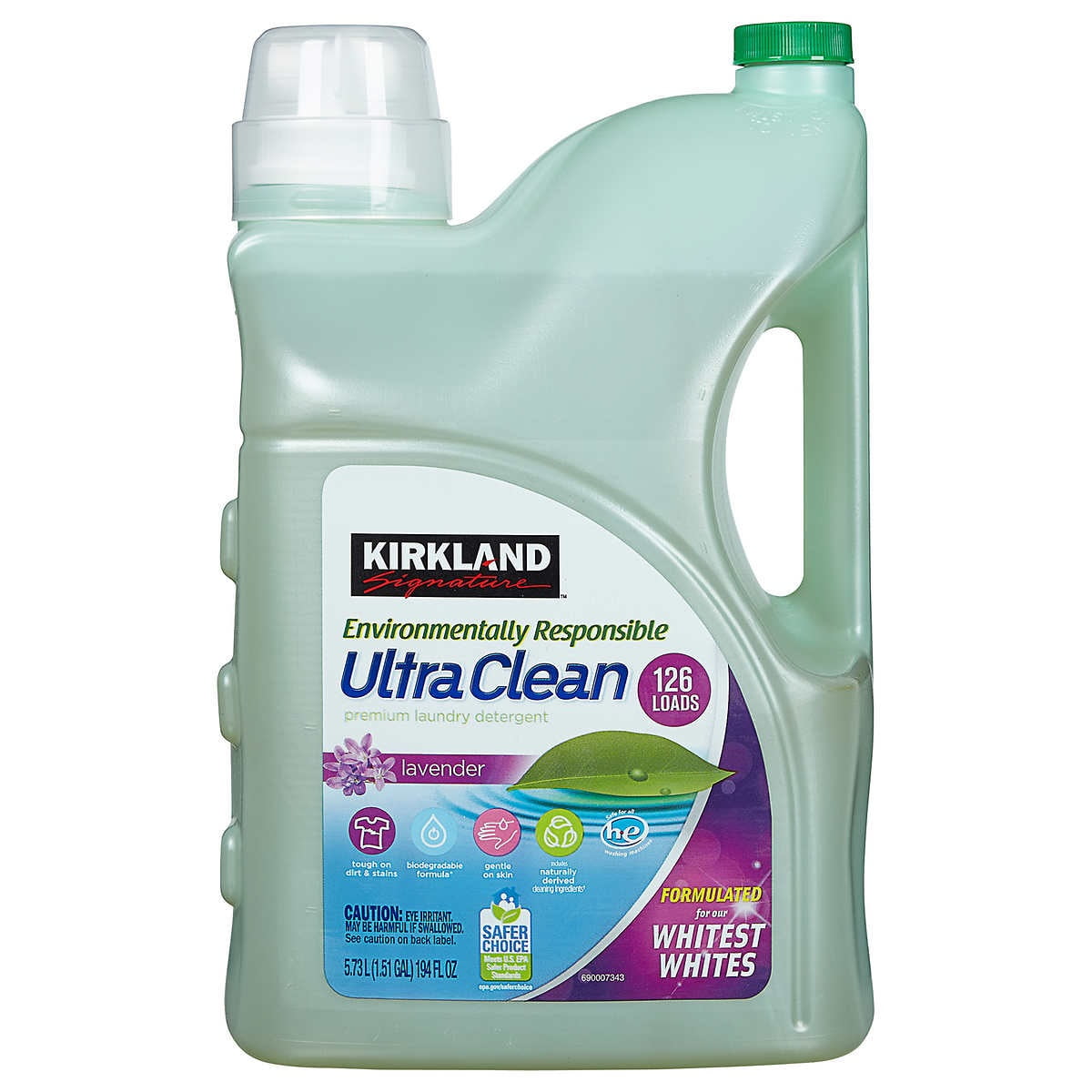 Ultra Clean Environmentally Responsible HE Liquid Laundry Detergent