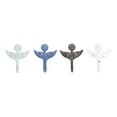 thumbnail image 5 of DecMode 4"W, 5"H Multi Colored Metal Single Hanger Whale Wall Hook, 4-Pieces, 5 of 8