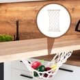 thumbnail image 4 of TABLZONE Hanging Fruit Hammock Net Structure Beige Wood Storage Display Family Users 1Pack, 4 of 8