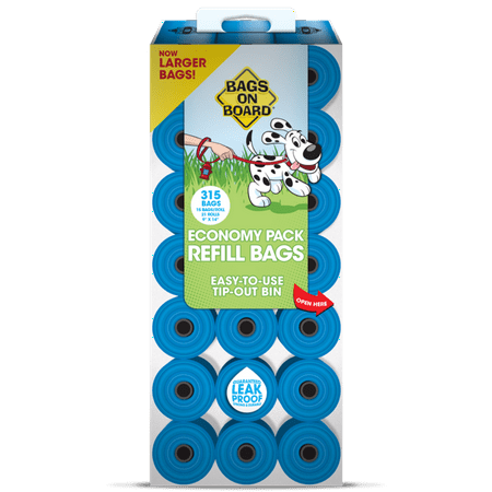UPC: 0632039400409 | Bags on Board Leak Proof Dog Waste Bags  9 x14 in. 315 ct.
