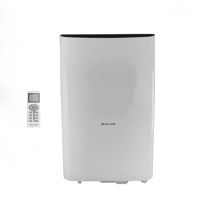 Cool Living 12,000 BTU Portable Room Air Conditioner with Dehumidifier, Remote, Window Kit