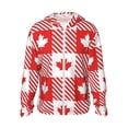 thumbnail image 1 of Fotbe Maple Leaves1 Chaqueta con Protección Solar UPF 50+ para Hombre y Mujer, Camisa con Capucha y Bolsillos-3X-Large, 1 of 7