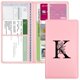thumbnail image 1 of Yeecase Soporte Para Registro Y Seguro De Auto Porta Documentos De Auto Con Cierre Rosa Con Letras Funda Billetera Auto Vehículo Accesorios Para Auto Para Mujeres Y Hombres, 1 of 5