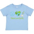 thumbnail image 3 of Inktastic Peace Love Earth Girls Toddler T-Shirt, 3 of 5