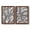 Barnwood Maple, variant on Dots and Dashes I - Premium Framed Canvas - Ready to Hang