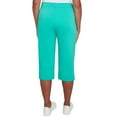 thumbnail image 2 of Alfred Dunner Womens Flat Front Allure Classic Clamdigger Pant, 2 of 4