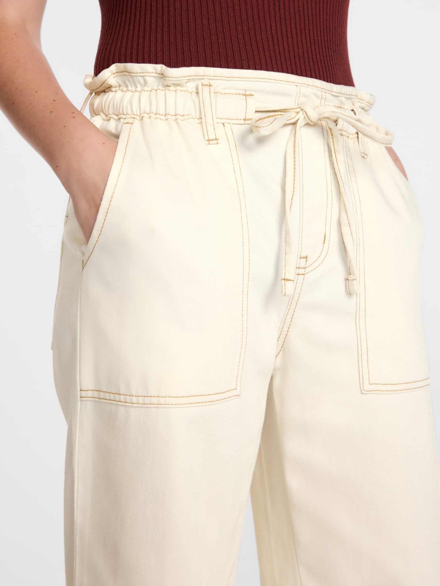 Scenario Women's Drapey Denim Jeans, Sizes XS-XXXL