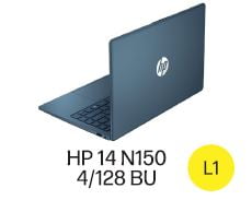 HP Stream 14 inch Win 11 Laptop Intel Processor N150 4GB 128GB eMMC Blue (12-mo. Microsoft 365 included)