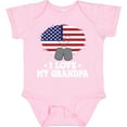 thumbnail image 3 of Inktastic I Love My Grandpa Military Grandson Boys or Girls Baby Bodysuit, 3 of 5