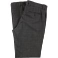 thumbnail image 2 of The Men's Store Pantalones de vestir a cuadros tonales para hombre, marrón, 34 W x 34 L, 2 of 2