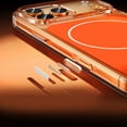 thumbnail image 4 of for iPhone 15 Pro Max Magnetic Case, Compatible with Mag-Safe, Military-Grade Drop Protection, Yellowing Resistant, Scratch-Resistant Shockproof Back Magnetic Cover for iPhone 15 Pro Max, Orange, 4 of 8