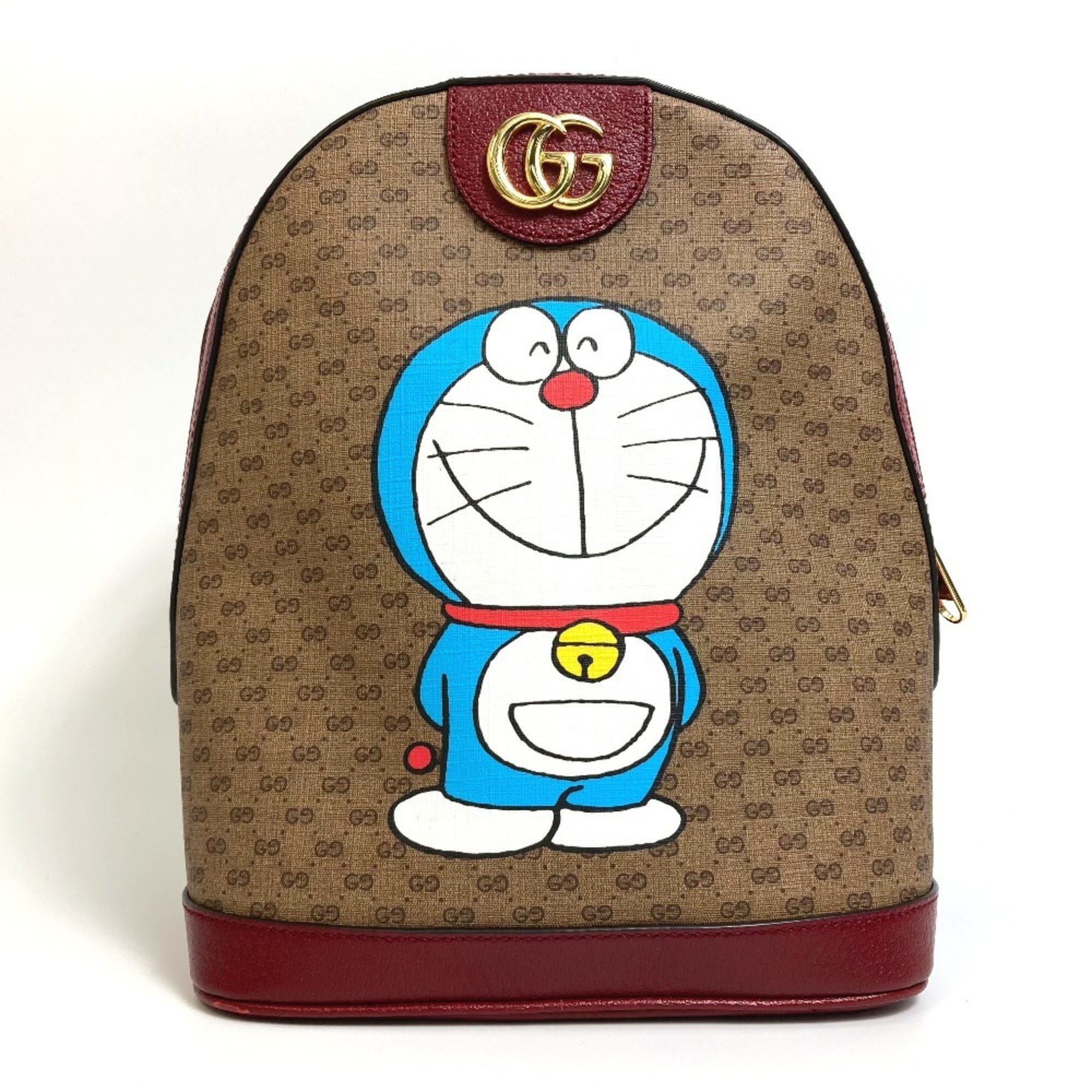 Pre-Owned GUCCI 647816 GG Supreme Doraemon x Small Backpack  display picture 3