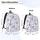 thumbnail image 2 of Easygdp Lavender Flowers Mochila de Lona Resistente para Laptop, Compatible con Laptops de 15 a 17 pulgadas, Ideal para Escuela, Trabajo y Viajes-Medium, 2 of 5
