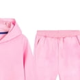 thumbnail image 6 of enyan Toddler Boy Hoodie Clothes Set Kids Girls Cotton Long Sleeve Sweatshirt Top Casual Pocket Pants Spring Fall Outfits Pink,11-12 Years, 6 of 6