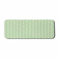 thumbnail image 1 of Abstract Computer Mouse Pad, Ethnic Moroccan Mosaic Style Stars with Contemporary Inner Dots Design, Rectangle Non-Slip Rubber Mousepad Large, 31" x 12", Pale Green and White, by Ambesonne, 1 of 2