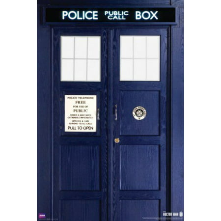 Doctor Who Tardis Police Call Box Sci Fi TV Series Poster 24x36