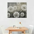thumbnail image 2 of COMIO White Dandelion Modern Wall-Art Large Canvas Prints Bedroom Wall Art Paintings for Living Room Office Decoration Rustic Wall Decor, 2 of 4