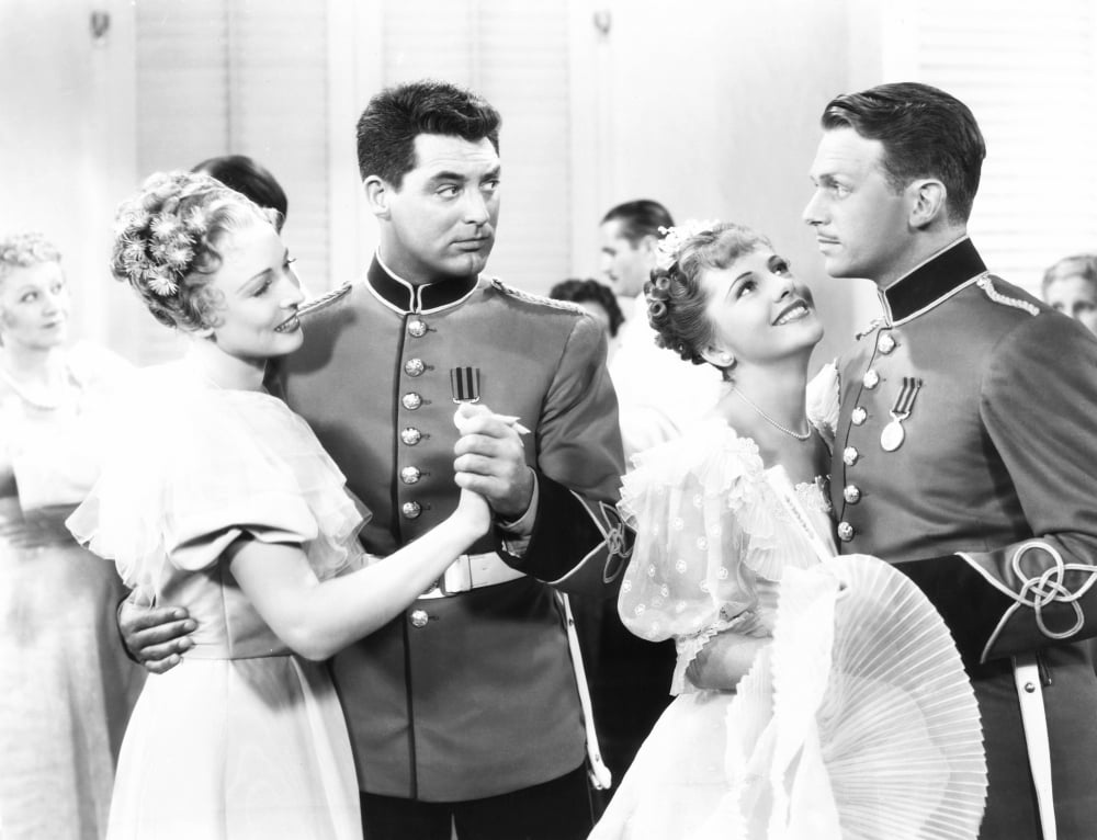 Gunga Din From Left Ann Evers Cary Grant Joan Fontaine Douglas