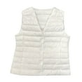 thumbnail image 3 of LIBRCLO Puffer Vest for Women Lightweight Sleeveless Jacket Wadded Warm Down Winter Coat, 3 of 7