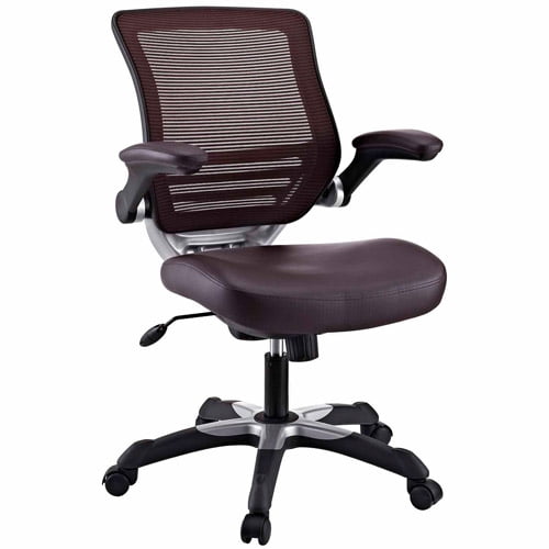 Modway Edge Mid-back Mesh Office Chair With Arms Gray for sale online 