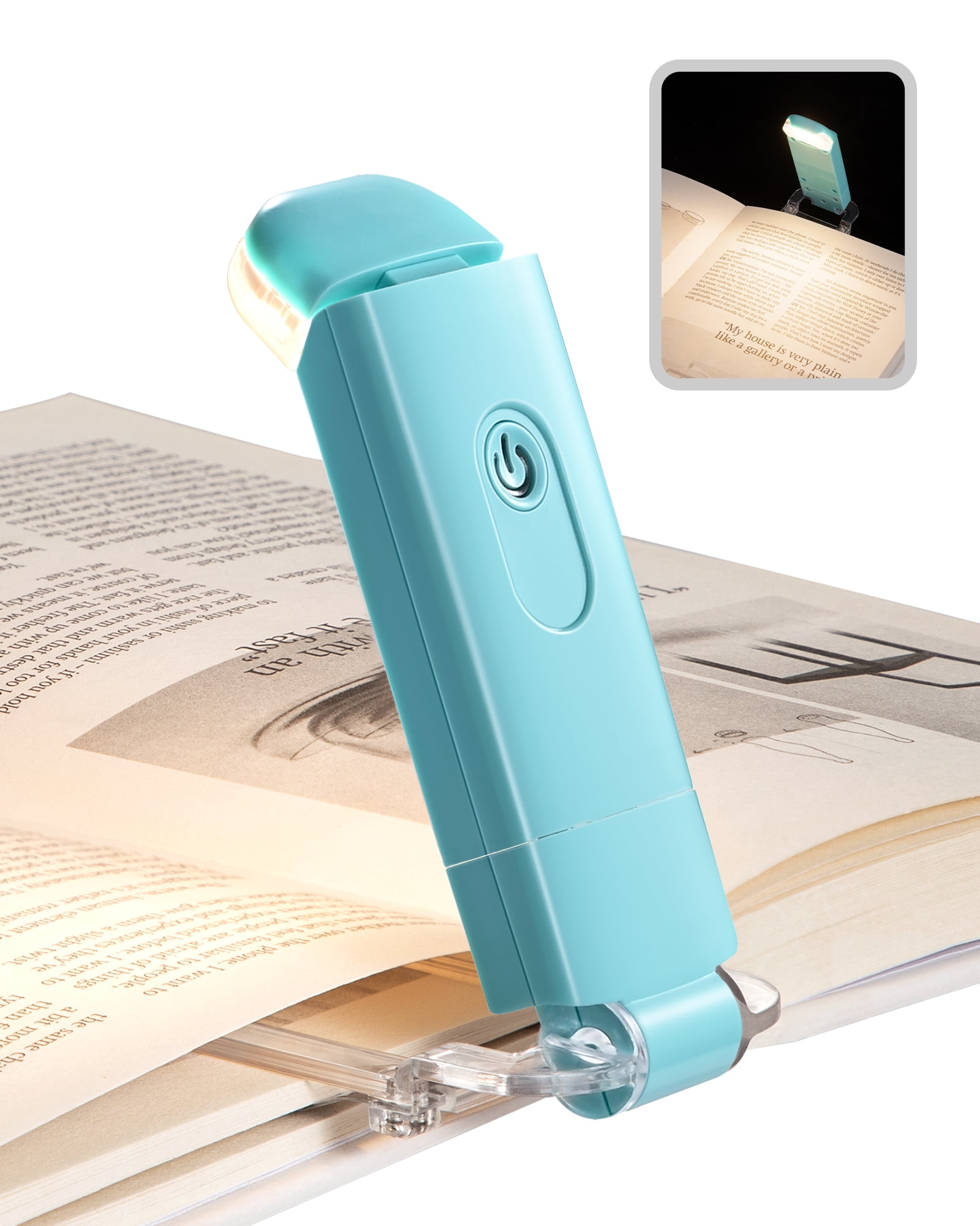 Dewenwils Usb Rechargeable Book Light Clip On K Warm White