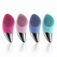 thumbnail image 2 of Cleansing Instrument Temperature Sensing Electric Face Washer Ultrasonic Brush Facial Pore Cleanser, 2 of 4