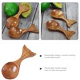 thumbnail image 4 of Raindrops Fish-Shaped Nanmu Wood Coffee Scoop Measuring Spoon for Baking Kitchen Tool and, 4 of 6