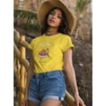 thumbnail image 2 of Buon Ferragosto Cute Melon T-Shirt Women -Image by Shutterstock, Female 3X-Large, 2 of 4
