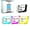 1 BK + 1 C + 1 M + 1 Y, variant on CMYi 126 Combo Pack of 8 Ink Cartridges compatible for Epson 126 - WorkForce 435, 520, 545, 630, 633, 635, 645, 840, WF-3520, WF-3530, WF-3540, WF-7010, WF-7510 (2 Black, 2 Cyan, 2 Magenta, 2 Yellow)
