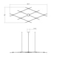 thumbnail image 2 of Sonneman 21Q13-RC3312 Constellation Aquarius Minor 9 Light 67" Wide Led Chandelier -, 2 of 2