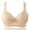 33-Beige, variant on YWDJ Bras for Women Plus Size Push up Back Closures Bras Wireless Sleep Bras Adjustable Straps Full Coverage Wrap Comfy Bras Padded Plus Size Comfort Bras Solid Lounge Bras Pink 40BCD