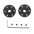thumbnail image 4 of 2 uds acoplamiento de brida rígida/6mm de diámetro interior conector de acoplador de Motor de aluminio cubo de montaje/para impresora 3D modelo kusrkot Acoplamiento de eje de brida, 4 of 8