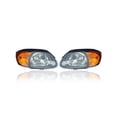 thumbnail image 1 of Headlight Assembly - Compatible/Replacement for '03-05 Hyundai Accent Sedan, 03-06 Hatchback - Halogen - Pair, Left Driver + Right Passenger Set - 9210225550, 9210125550, 1 of 2