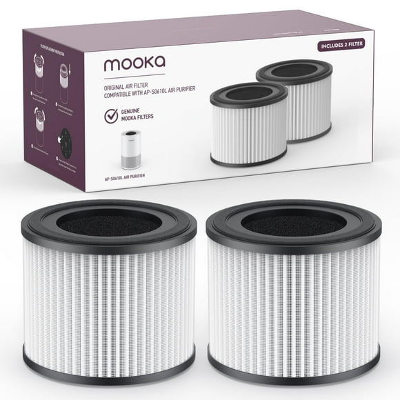 Filtro purificador de aire MOOKA AP-S0610L 3 en 1 True HEPA H13