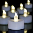 thumbnail image 2 of PYAN-100 Pack LED Tea Lights Bulk, 200+ Hours Long Lasting Battery Operated Flameless Candles for Wedding Centerpieces, Proposal Decorations, Valentine's Day & Event Decor (Warm White), 2 of 4