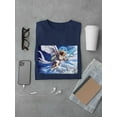 thumbnail image 3 of Anthony Chirstou Mens Graphic Tee - Archangel Charge - Regular Fit 100% Cotton, 3 of 4