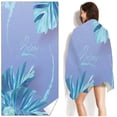 thumbnail image 2 of TIELUTT Microfiber Beach Towels Lightweight Blue Bath Towels Sandproof Beach Blankets Floating for Babies Glitter Pool Float Set Baby Bath Floater Inflatable Pool for Kids Swimming Pool Stuff, 2 of 5