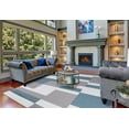 thumbnail image 3 of Madison Collection Squares Gray 2 ft. 7 in. x 4 ft. 1 in. Area Rug, 3 of 7