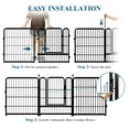 thumbnail image 4 of Suchown Dog Playpen Outdoor, 16 Panels 32" Height Dog Fence Exercise Pen for Large/Medium/Small Dogs, Pet Puppy Playpen for RV, Yard, Camping, 4 of 14
