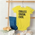 thumbnail image 4 of Best Cousin Ever Cute Relative Family Romper Boys or Girls Infant Baby Brisco Brands NB, 4 of 6
