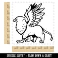thumbnail image 2 of Enchanting Mythical Creature Griffin Square Rubber Stamp Stamping Scrapbooking Crafting - Medium 1.75in, 2 of 7