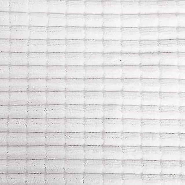 Funda De Almohada Con Pana Súper Suave A Rayas, Fundas De Cojín En Blanco Brillante, 12x20 Pulgadas, Fundas De Almohada De Color Sólido Para Sofá Dormitorio Sofá (hy)