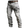 thumbnail image 4 of Travel Pants for Men Slim Fit Casual Stretchy Cropped Pants Outdoor Comfort Travel Tech Chino Pants, 4 of 6