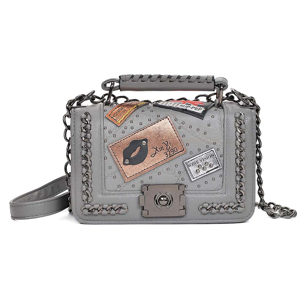 small bag with chain strap