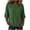 *Army Green, variant on VBVC Women's Crew Neck 3/4 Sleeve Top , Ladies' Drop Shoulder Loose Fit Tunic , Casual Stretchy Tee Shirts For Women, S-2XL