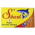 thumbnail image 2 of Shark Lames de Rasoir de Sûreté à Double Tranchant, Super chrome, 100 Unités, 2 of 2