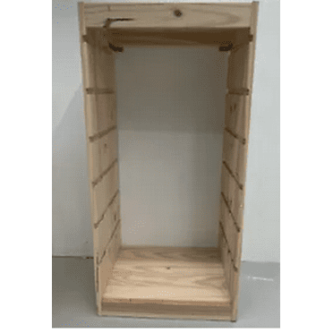 TROFAST Frame ONLY, light white stained pine 17 3/8x11 3/4x35 7/8 "