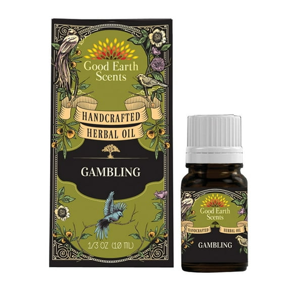 Gambling Herbal Essential Oil Blend | 100% Pure Undiluted Natural Oil for Relaxation Meditation Therapeutic Grade Aromatherapy | Spell